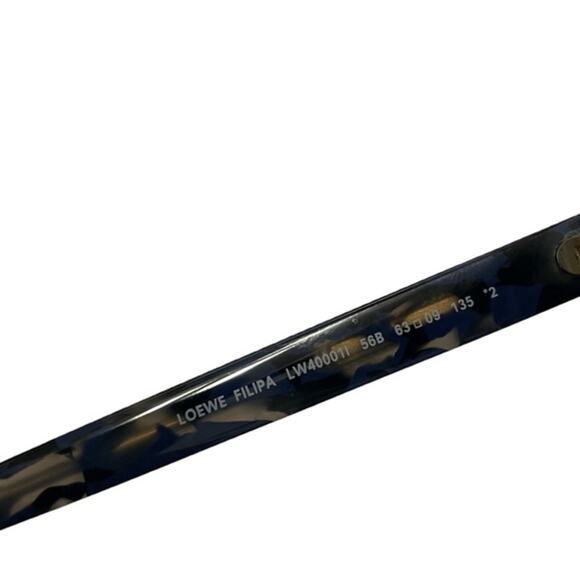 Loewe Oversized‎ Shield Sunglasses Black Tortoise Frames New Retro Visor main image 7